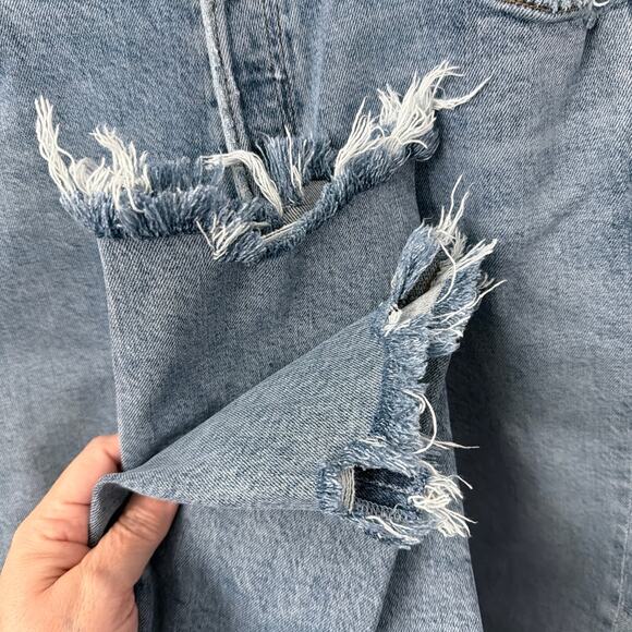 Agolde Nico Jeans Womens Size 28 Raw Hem - Picture 10 of 12